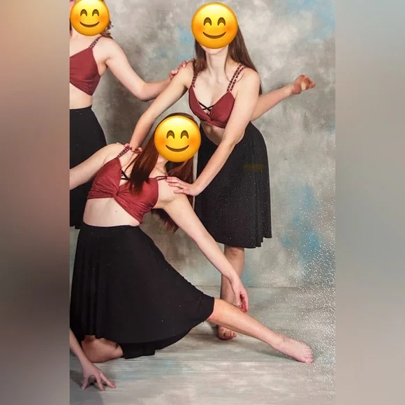 Weissman Pink Dance Top w/ Balera High Low Skirt - Picture 17 of 17